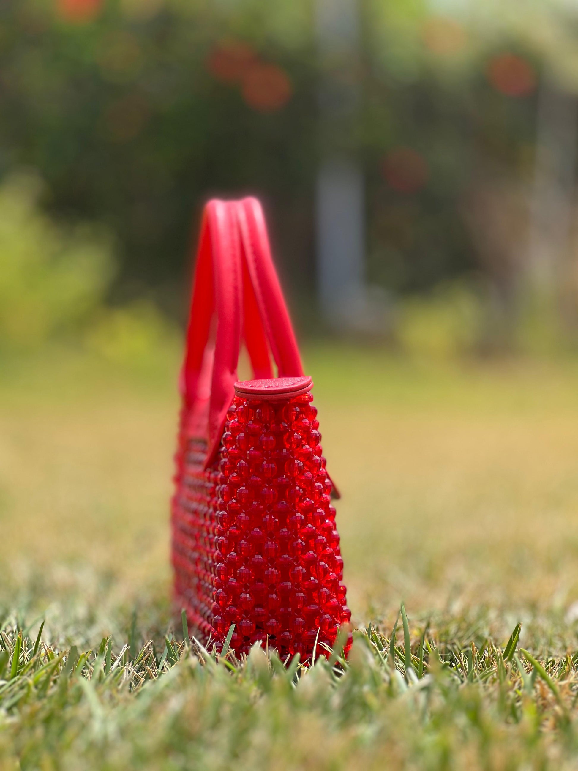 GALVESTRO | Ruby Red Tote Pearls